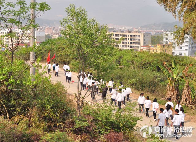 安溪华侨职校学生祭扫烈士墓